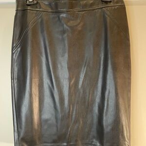 Dress Barn Black Pencil Skirt Knee-Length Night Out